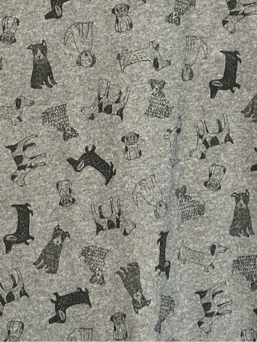 Boden Doodle Dog 100% Cotton Sweater Dress in Charcoal - Size 12R - Picture 7 of 9